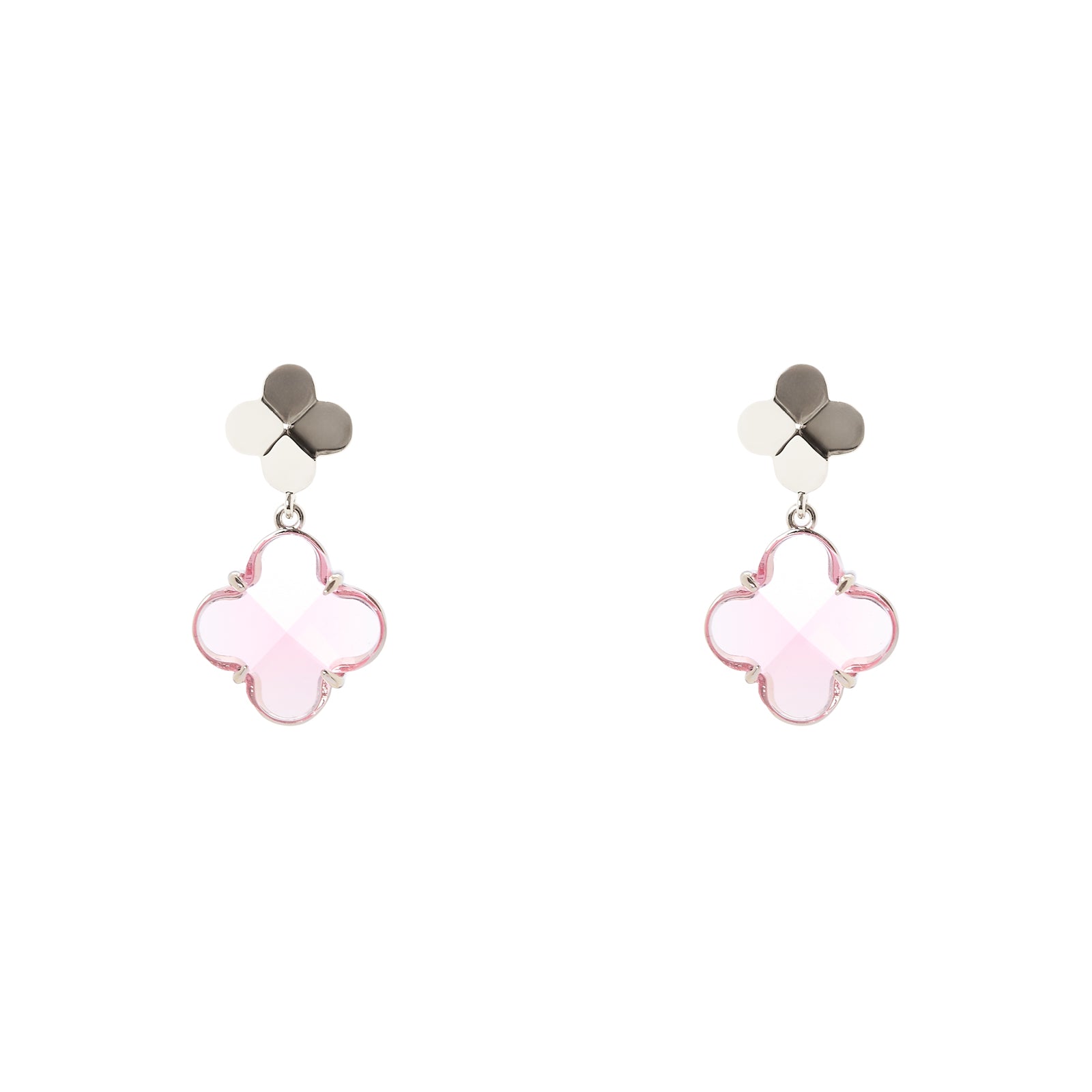 Orecchini a due fiori Juliet - Argento - Sodini Bijoux
