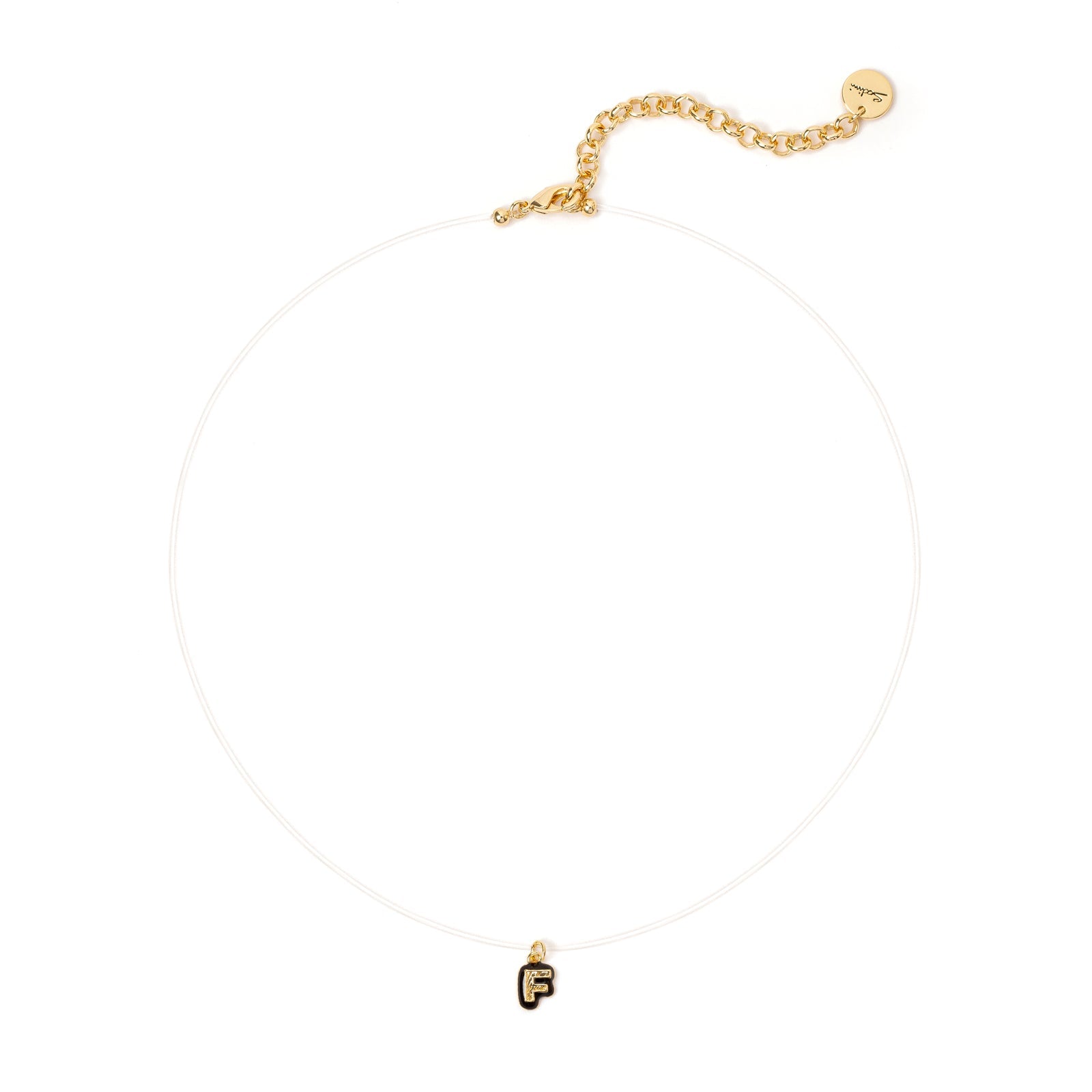 Girocollo lettera F Charming Letters - Lettera f - Sodini Bijoux