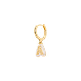 Mono earring letter A Charming Letters - Letter to - Sodini Bijoux