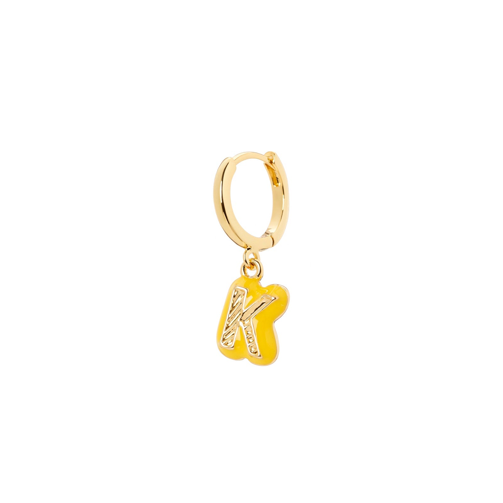 Mono orecchino lettera K Charming Letters - Lettera k - Sodini Bijoux