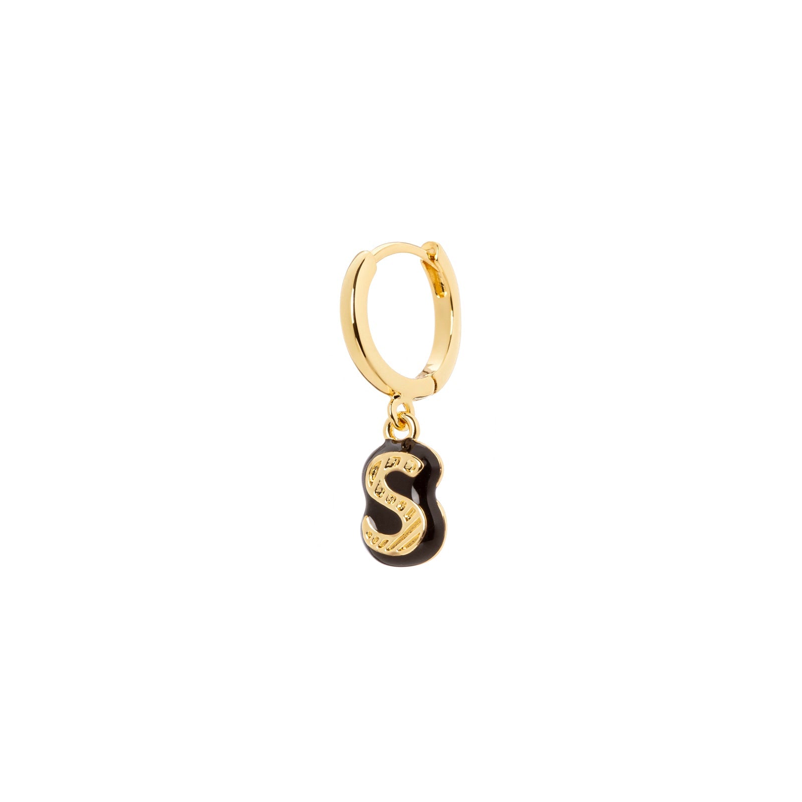 Mono orecchino lettera S Charming Letters - Lettera s - Sodini Bijoux