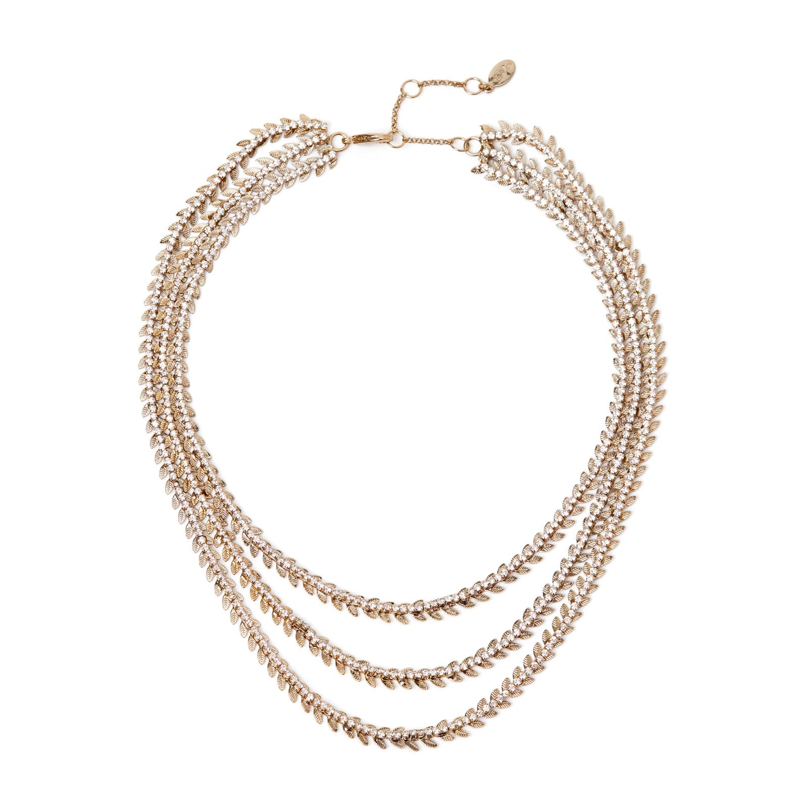 Girocollo tre fili Queen of the Disco - Bianco - Sodini Bijoux