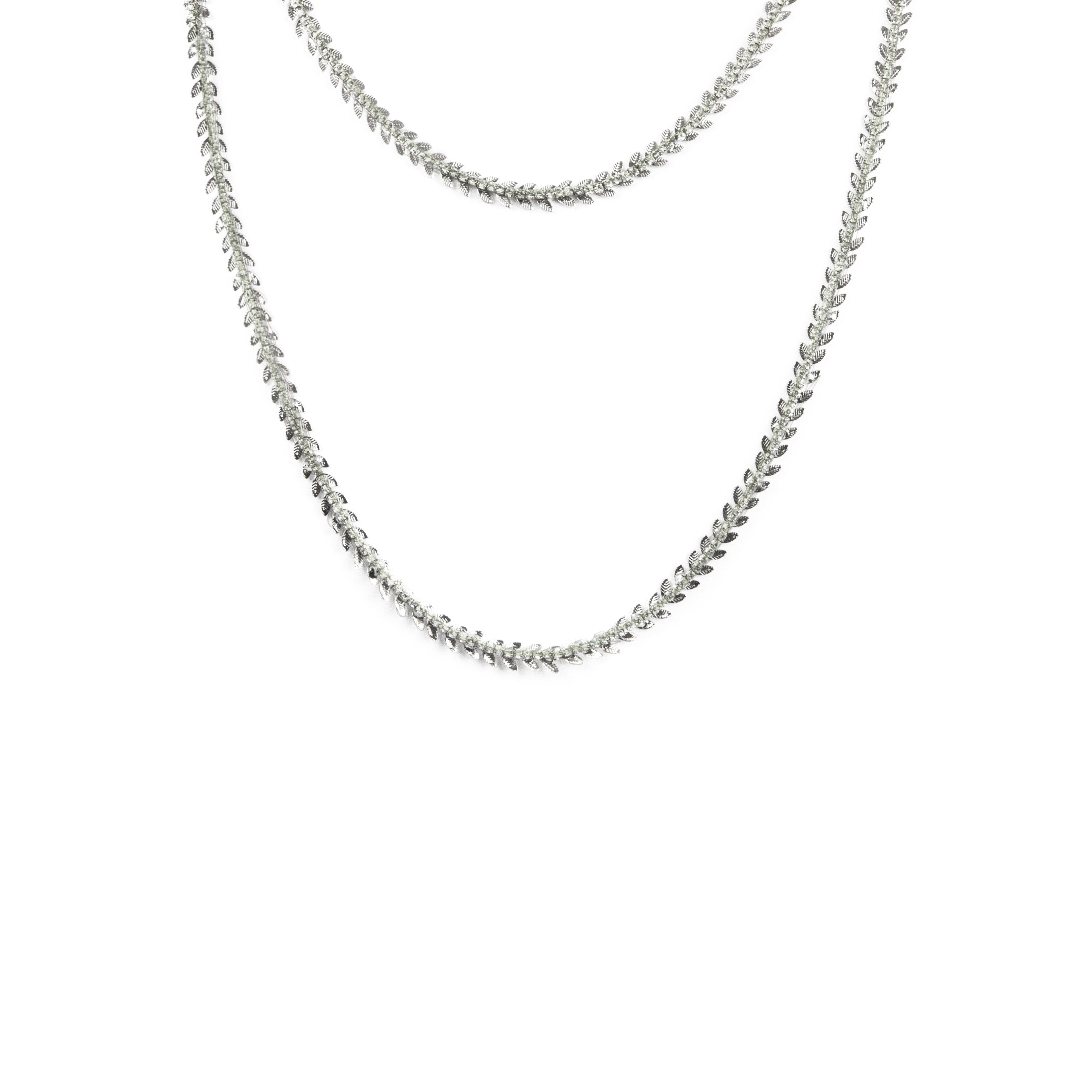 Collana due fili Queen of the Disco - Grigio - Sodini Bijoux