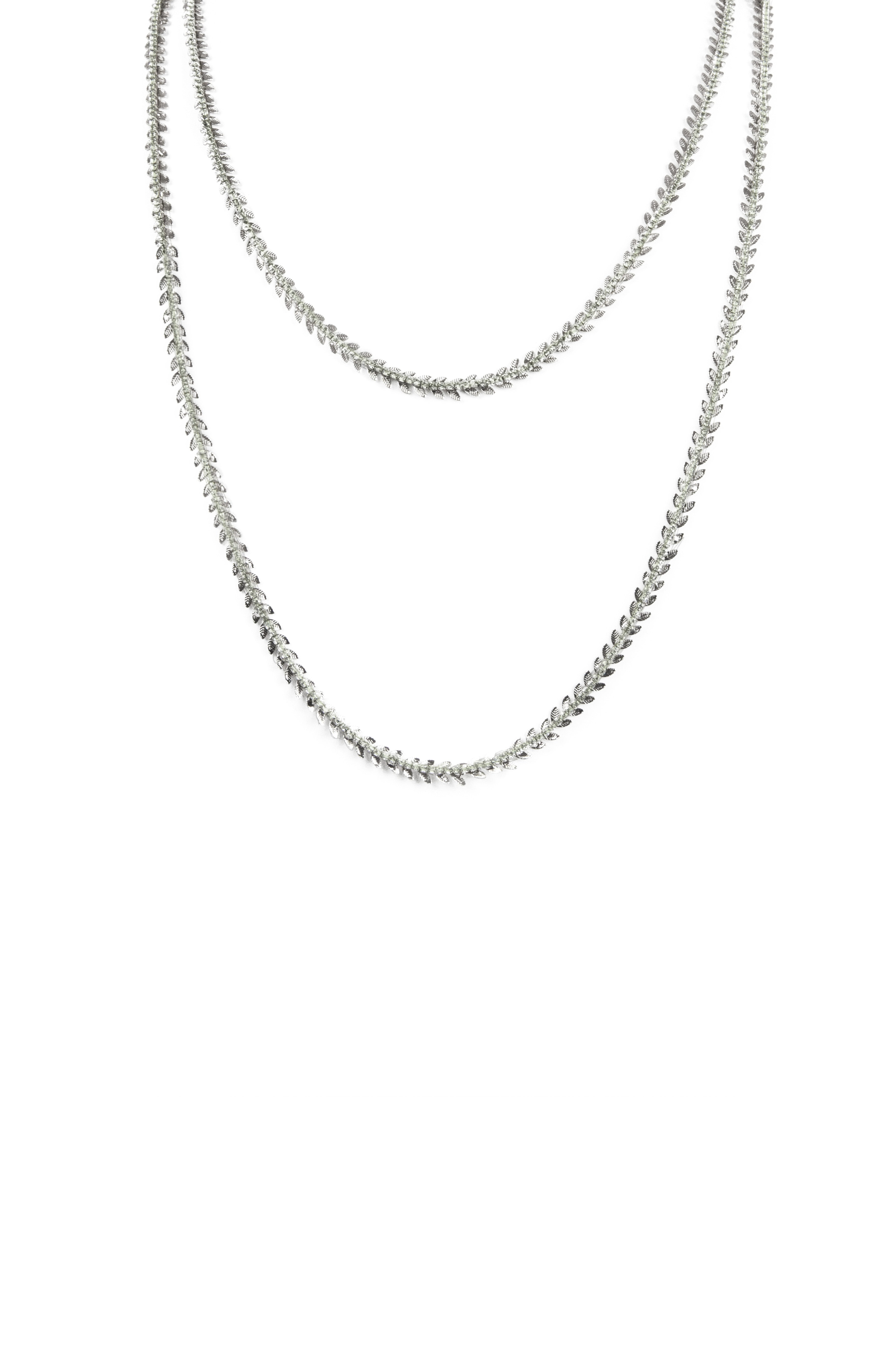 Collana due fili Queen of the Disco - Grigio - Sodini Bijoux