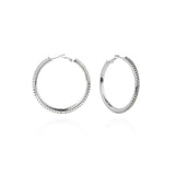 Orecchini creole Queen of the Disco - Grigio - Sodini Bijoux