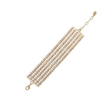 Bracciale piccole foglie Queen of the Disco - Bianco - Sodini Bijoux