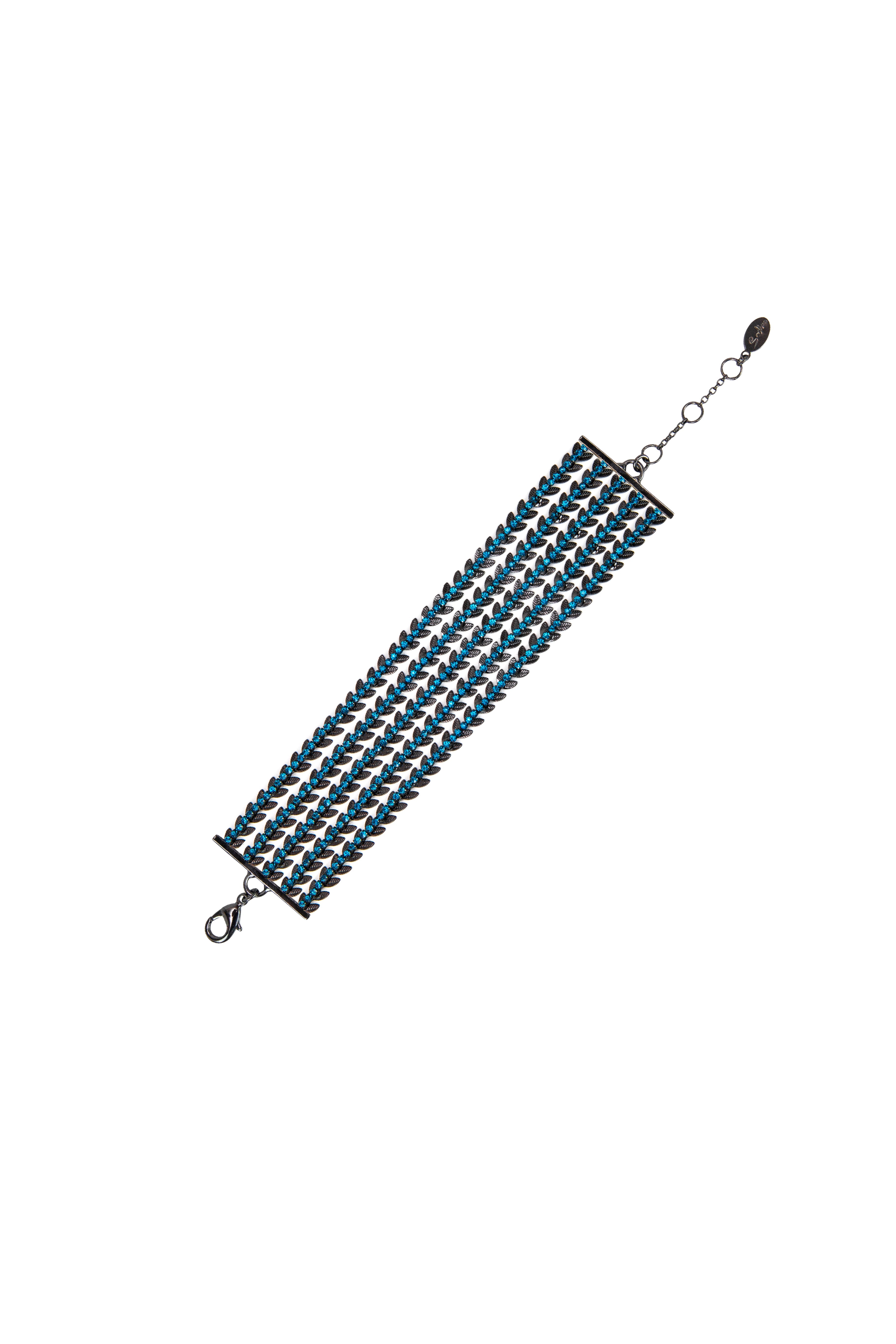 Bracciale piccole foglie Queen of the Disco - Verde - Sodini Bijoux