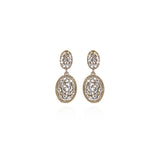 Orecchini con pendente ovale Queen of t he Disco - Bianco - Sodini Bijoux