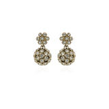 Orecchini con boule Queen of the Disco - Bianco - Sodini Bijoux