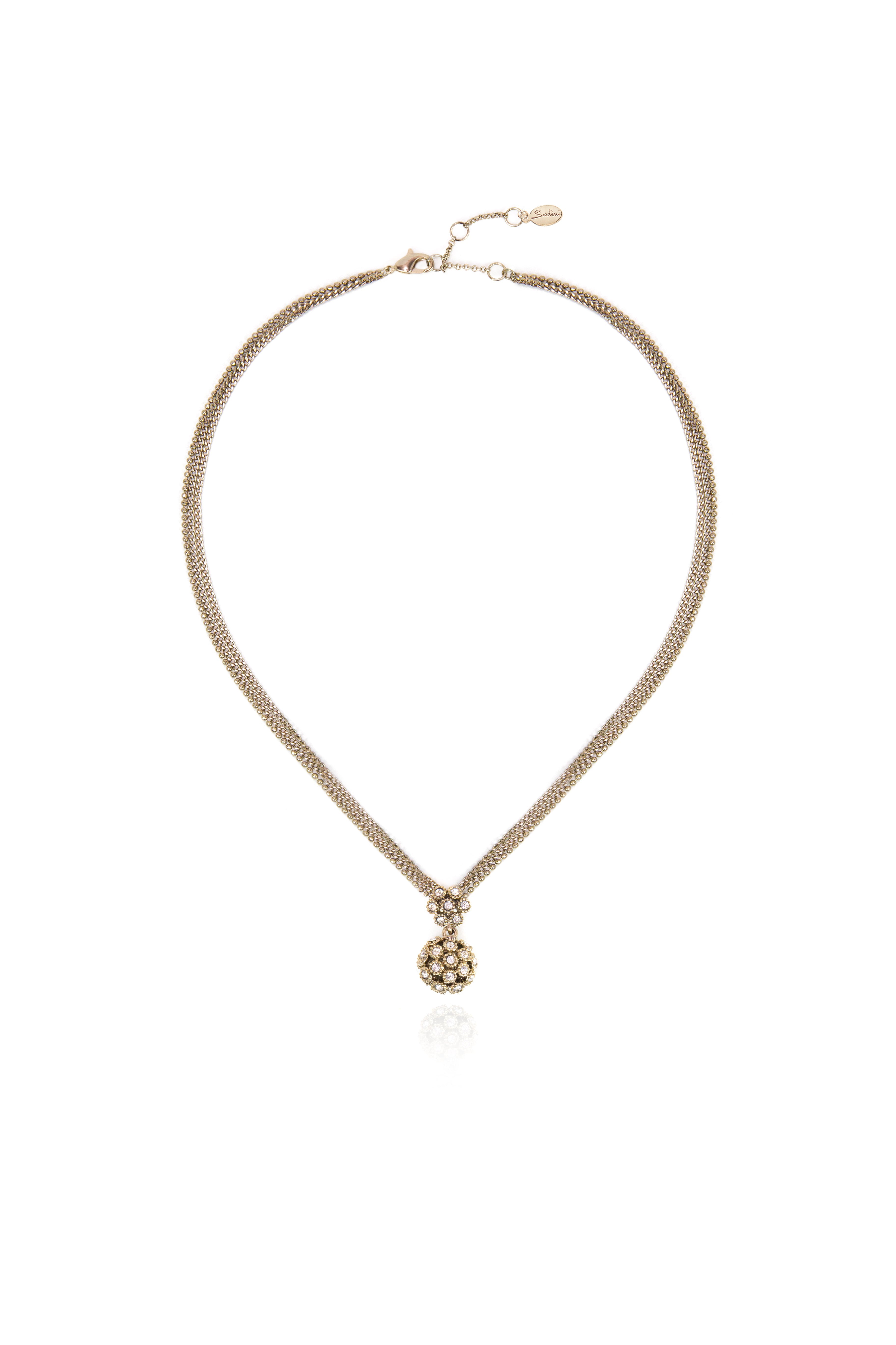 Collier con boule Queen of the Disco - Bianco - Sodini Bijoux