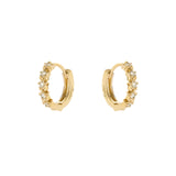 Piccoli orecchini cerchio e stelline Malibù - Oro - Sodini Bijoux