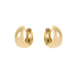 Tapered hoop earrings Malibù - Gold - Sodini Bijoux