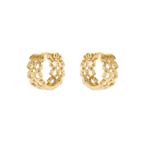 Orecchini cerchio di stelline Malibù - Oro - Sodini Bijoux