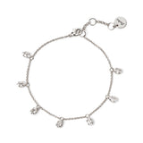 Bracciale catena e pendenti Crystalline - Rodio e bianco - Sodini Bijoux