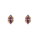 Light point earrings Crystalline - Purple - Sodini Bijoux