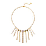Girocollo con fili pendenti Ishtar - Multicolor - Sodini Bijoux