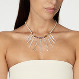 Girocollo con fili pendenti Ishtar - Multicolor - Sodini Bijoux