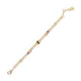 Bracciale con filo di zirconi Ishtar - Multicolor - Sodini Bijoux