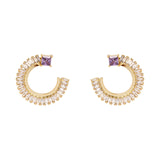 Orecchini a cerchietto Ishtar - Multicolor - Sodini Bijoux