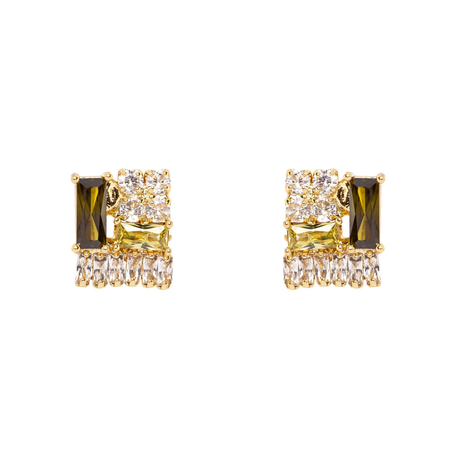Orecchini geometrici Ishtar - Multicolor - Sodini Bijoux