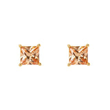 Piccoli orecchini champagne Ishtar - Rosa - Sodini Bijoux