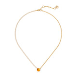 Collana corta a due lati Mademoiselle - Champagne - Sodini Bijoux