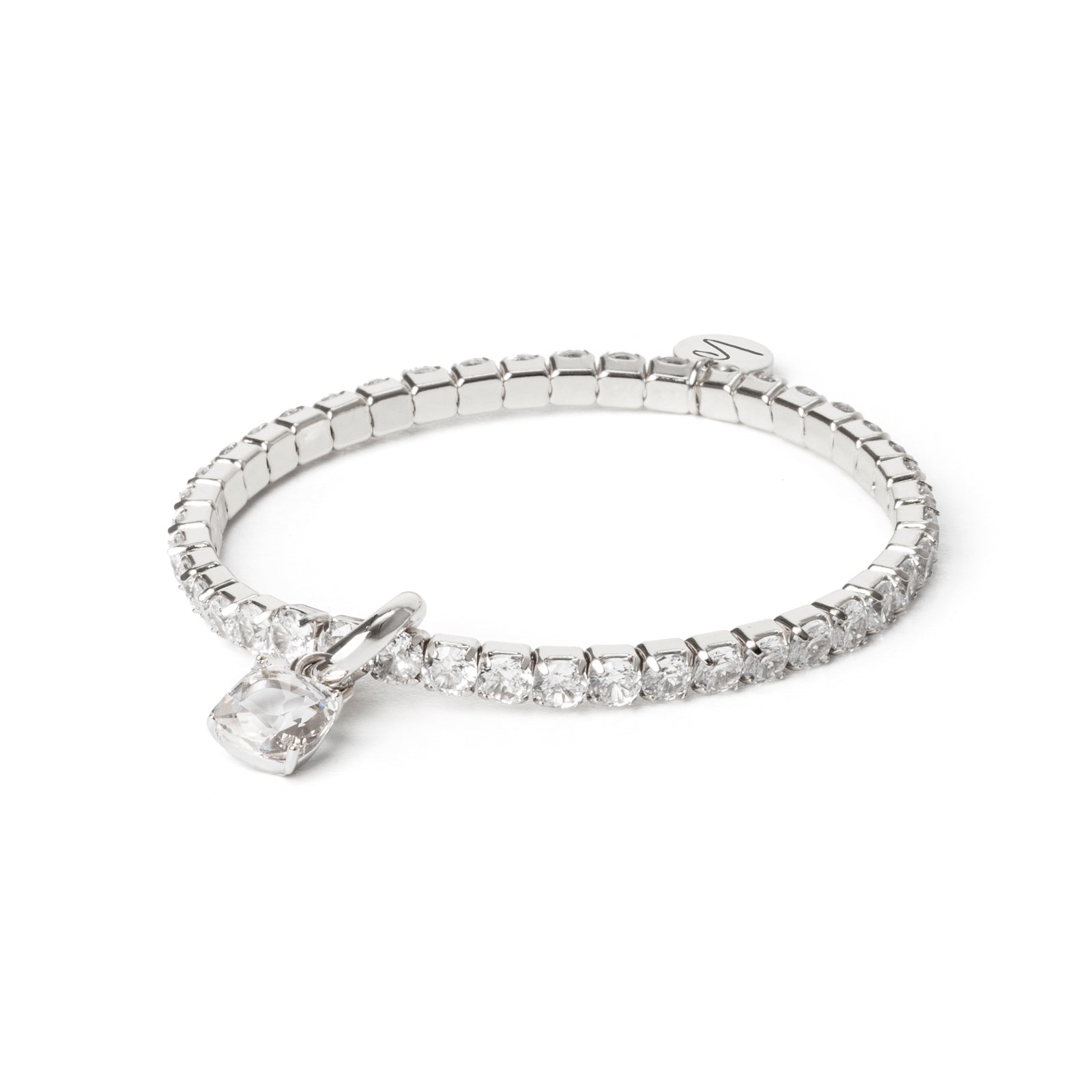 Bracciale elastico Mademoiselle - Bianco - Sodini Bijoux