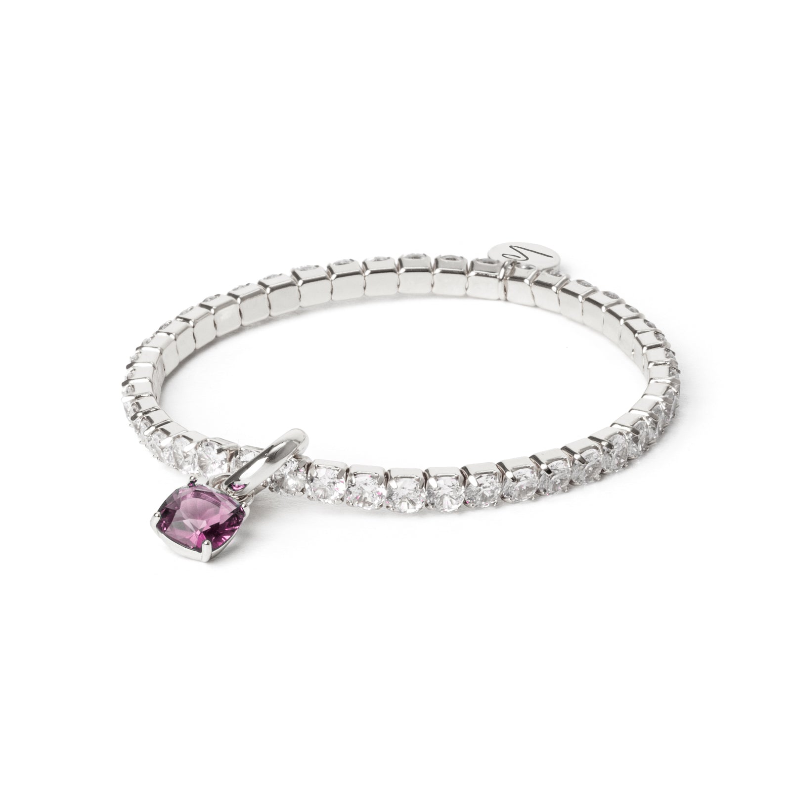 Bracciale elastico Mademoiselle - Viola - Sodini Bijoux