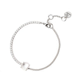 Bracciale a due lati Mademoiselle - Bianco - Sodini Bijoux
