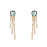 Orecchini con frangia Mademoiselle - Blu - Sodini Bijoux