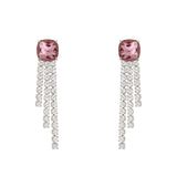 Orecchini con frangia Mademoiselle - Viola - Sodini Bijoux