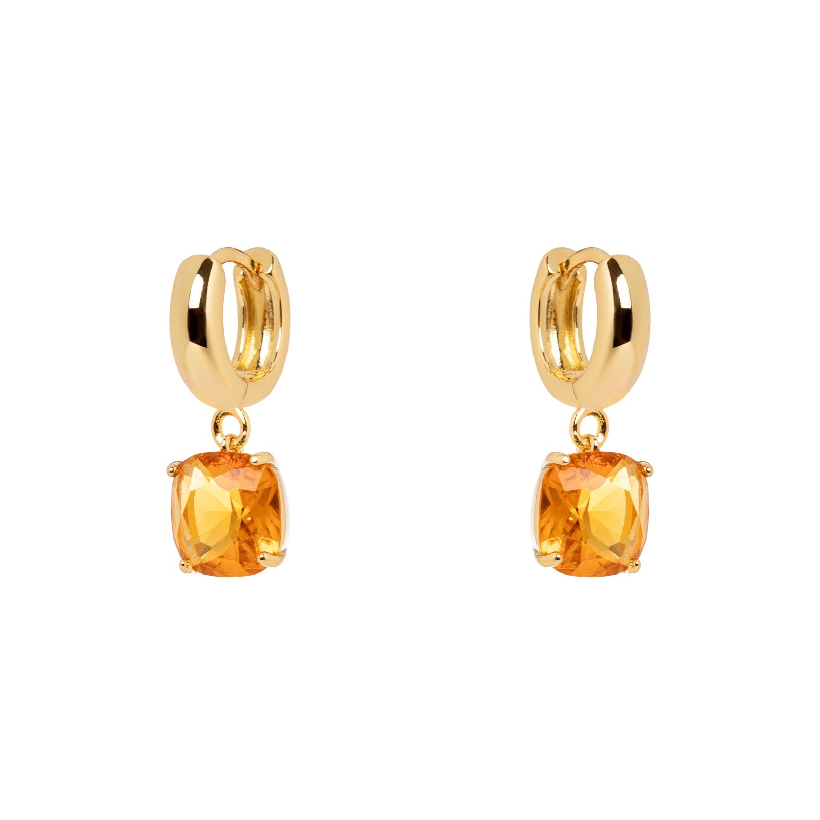 Orecchini cerchietto e pendente Mademoiselle - Champagne - Sodini Bijoux