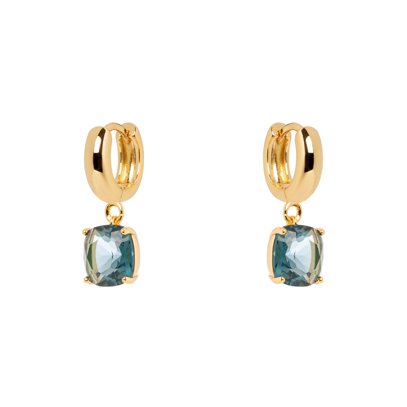 Orecchini cerchietto e pendente Mademoiselle - Blu - Sodini Bijoux