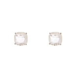 Orecchini cristallo quadrato Mademoiselle - Bianco - Sodini Bijoux