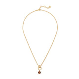 Collana corta catena e pendente Cxx - Champagne - Sodini Bijoux