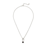 Collana corta catena e pendente Cxx - Nero - Sodini Bijoux