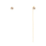 Orecchini punto luce e sali scendi Cxx - Champagne - Sodini Bijoux