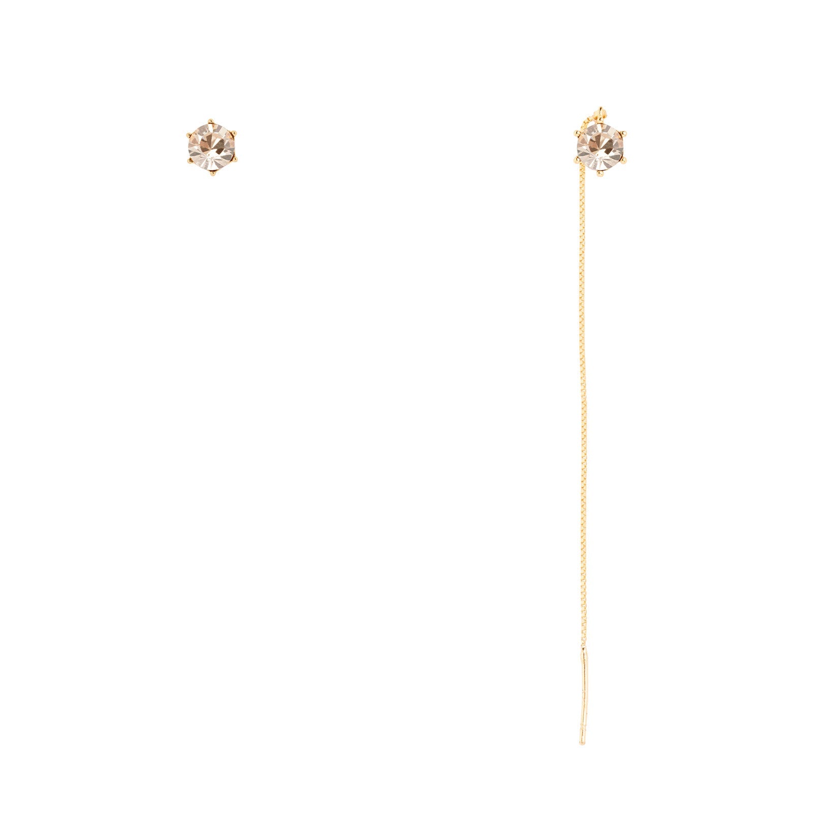 Orecchini punto luce e sali scendi Cxx - Champagne - Sodini Bijoux