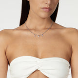 Collana corta a sfere sfaccettate Aldebaran - Argento - Sodini Bijoux