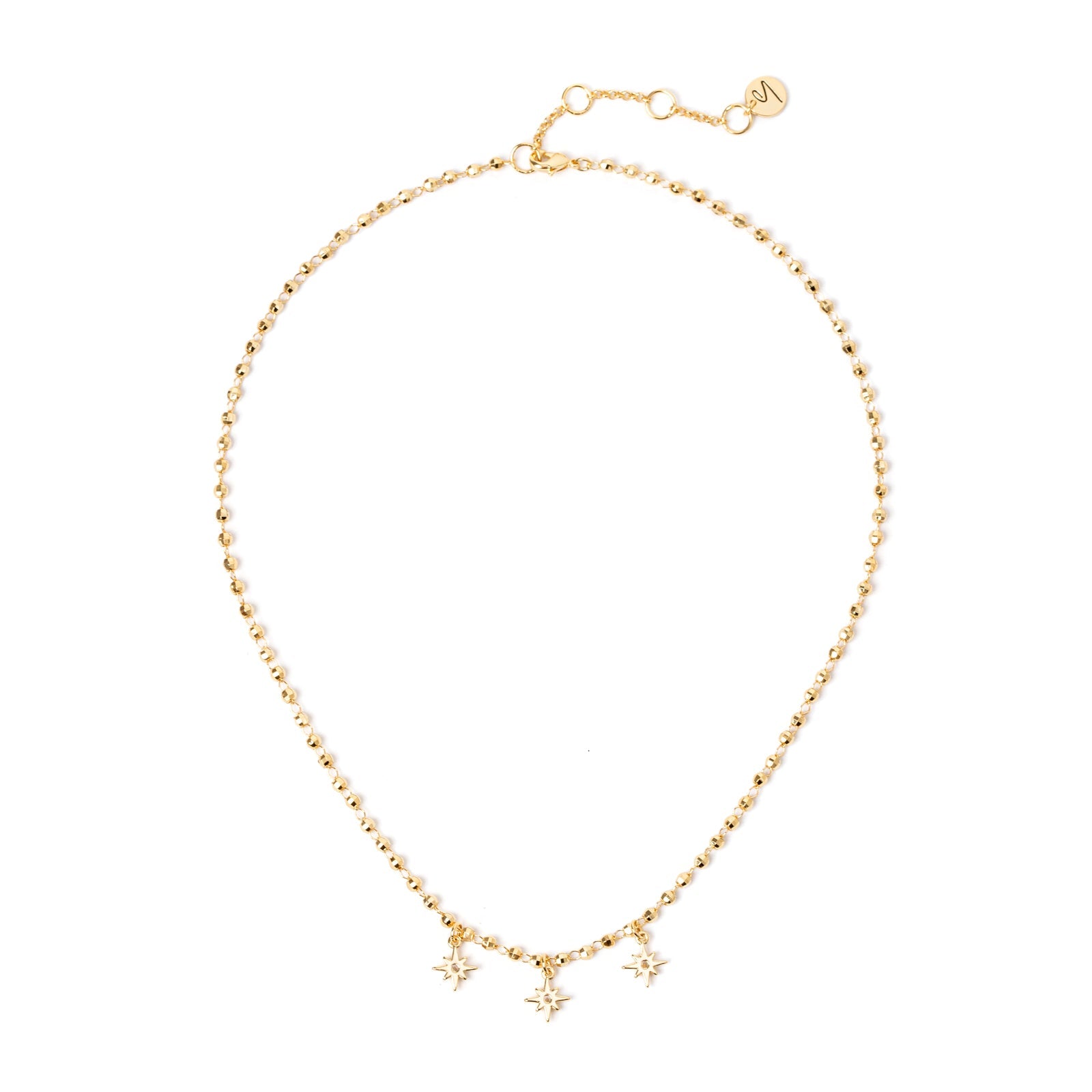 Collana corta a sfere sfaccettate Aldebaran - Oro - Sodini Bijoux