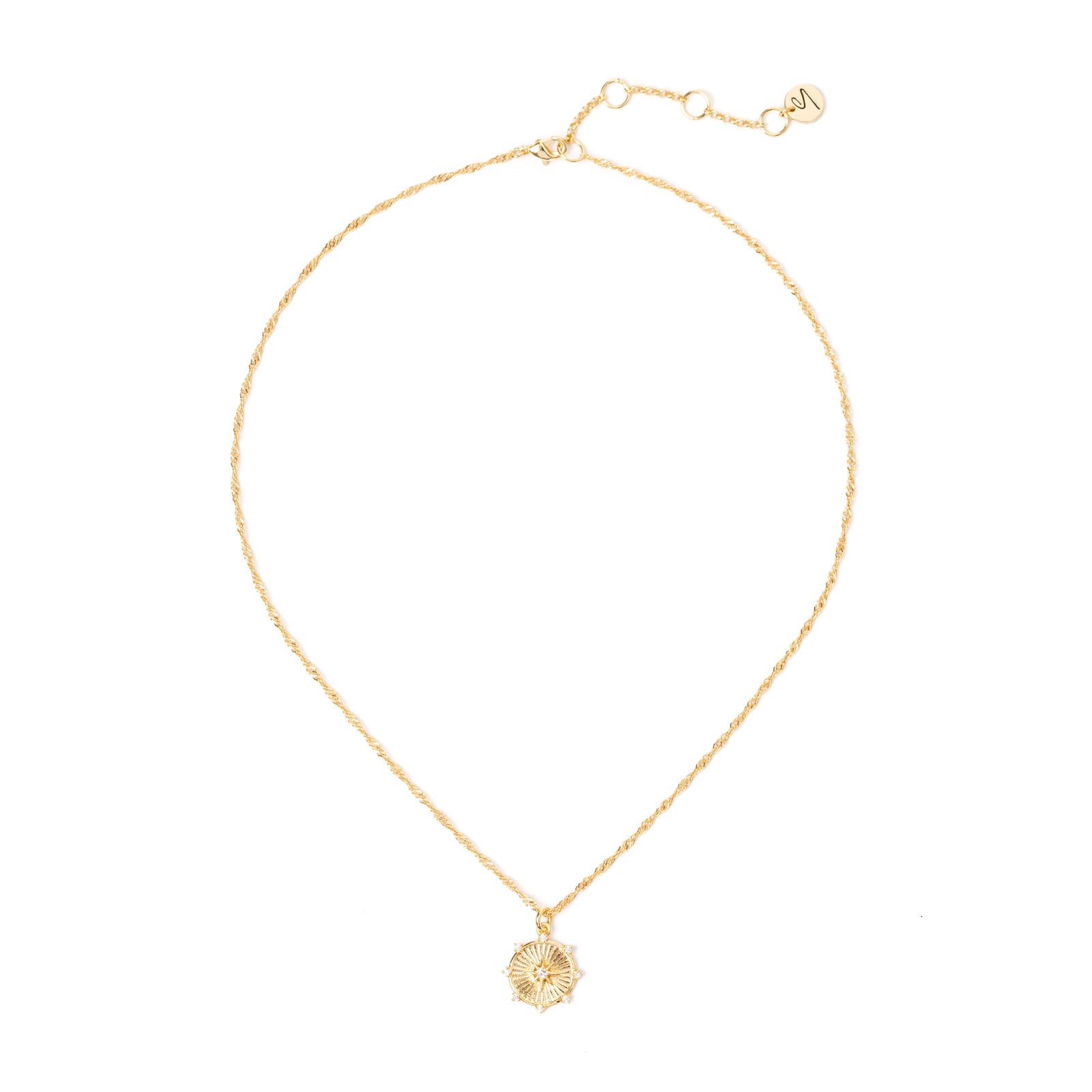 Collana corda e medaglietta Aldebaran - Oro - Sodini Bijoux
