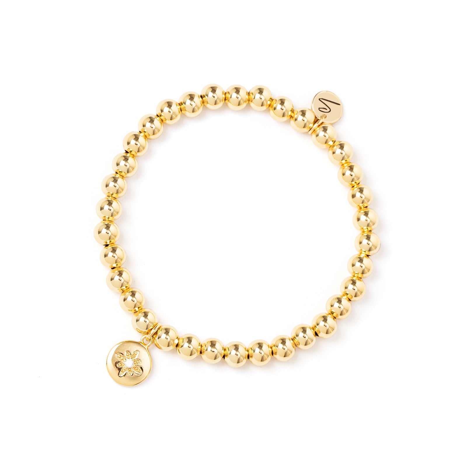 Bracciale elastico e medaglietta Aldebaran - Oro - Sodini Bijoux