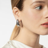 Orecchini a goccia ricurva Aldebaran - Argento - Sodini Bijoux