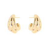 Orecchini semicerchio a spicchi Aldebaran - Oro - Sodini Bijoux