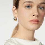 Orecchini semicerchio a spicchi Aldebaran - Oro - Sodini Bijoux