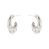 Orecchini a cerchietto affusolato Aldebaran - Argento - Sodini Bijoux