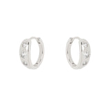 Orecchini a cerchietto svasato Aldebaran - Argento - Sodini Bijoux