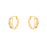 Orecchini a cerchietto svasato Aldebaran - Oro - Sodini Bijoux