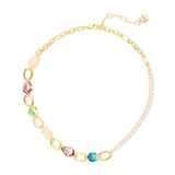 Choker with three sections Ninfa - Multicolor - Sodini Bijoux