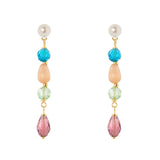 Long earrings Ninfa - Multicolor - Sodini Bijoux